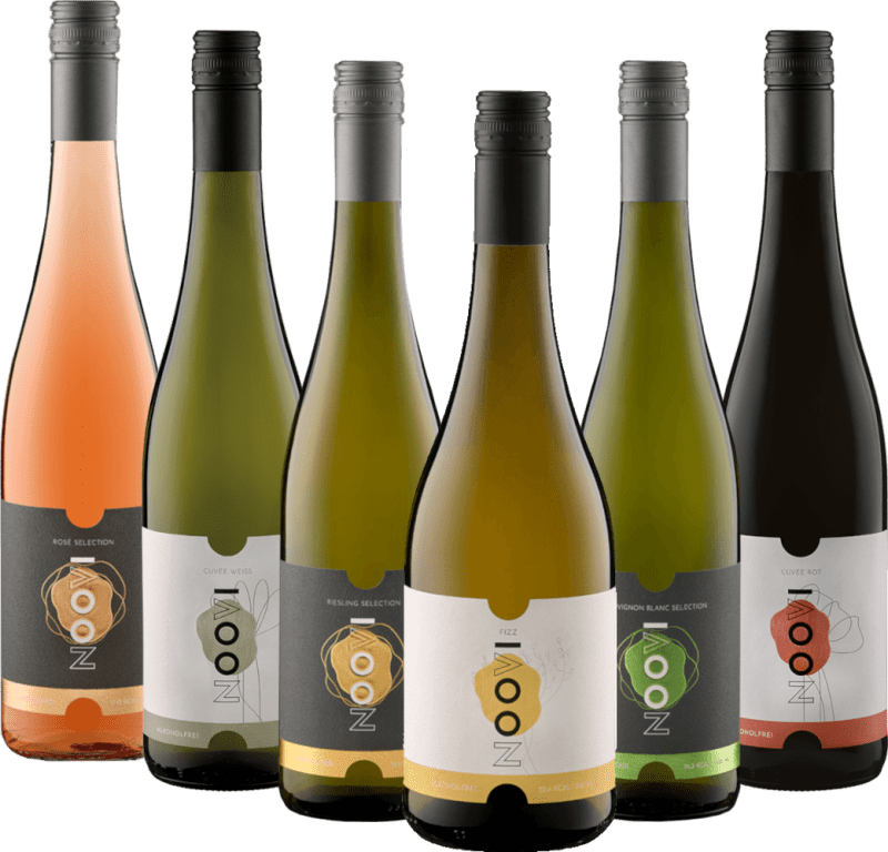 Apreciação de vinhos sem álcool com Noovi - pacote de degustação 6x