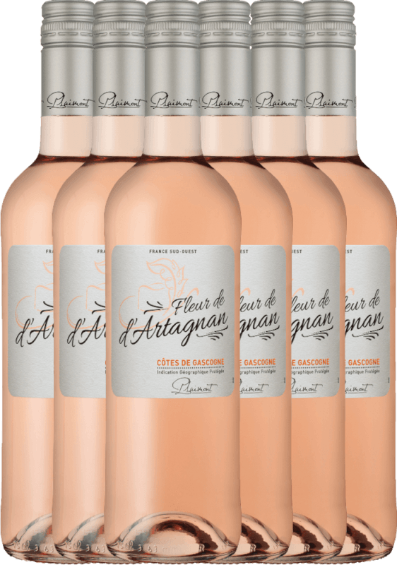 6er Vorteils-Weinpaket - Fleur de d'Artagnan Rosé - Plaimont