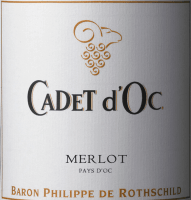 Vorschau: Cadet d'Oc Merlot - Baron Phillippe de Rothschild