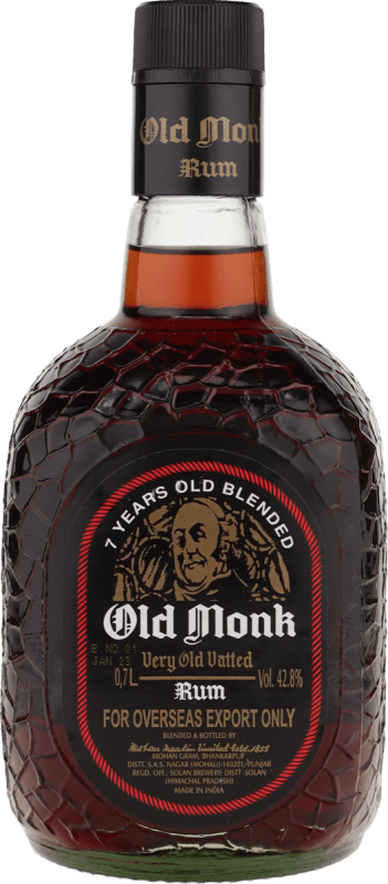 Old Monk Rum 7 Years Old - Mohan Meakin