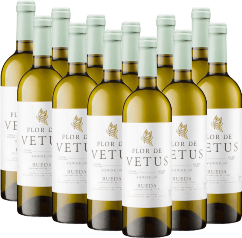 Flor de Vetus Verdejo Rueda DO - Bodegas Vetus - 12x Pacote de vantagens