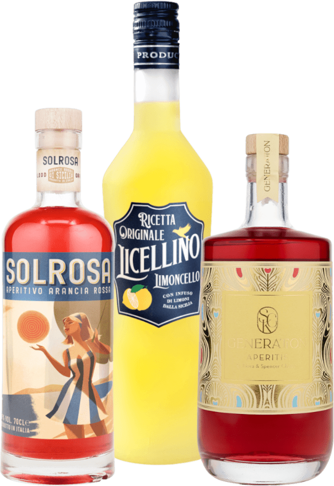 O trio de aperitivos