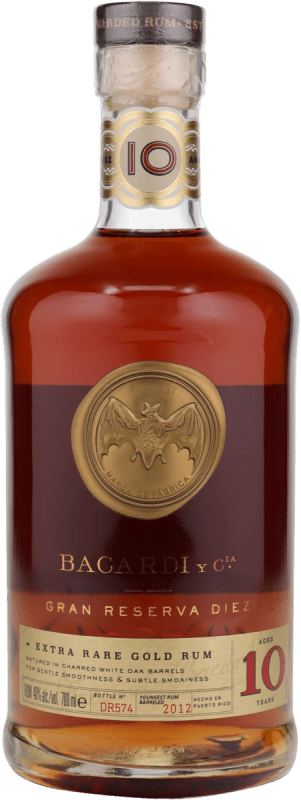 10 Years Old Gran Reserva Diez Extra Rare Gold - Bacardi