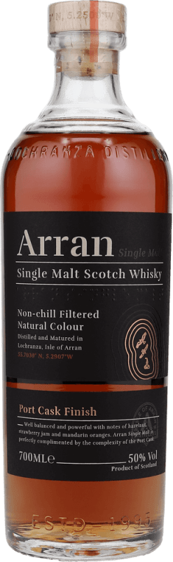 Port Finish Single Malt Whisky in Tube - Arran