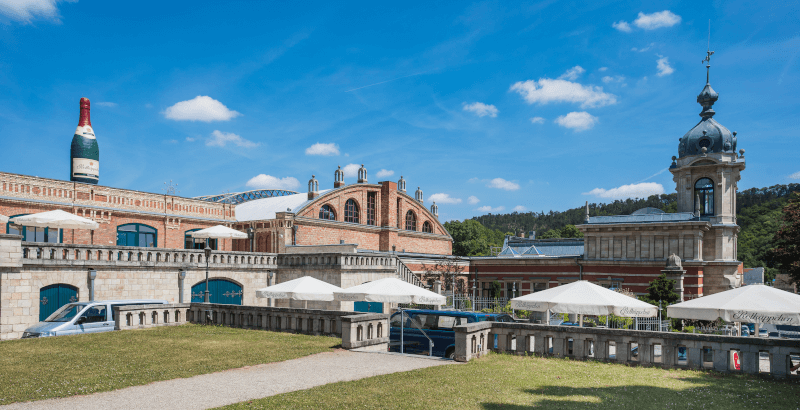 Die historische Sektkellerei von Rotkäppchen