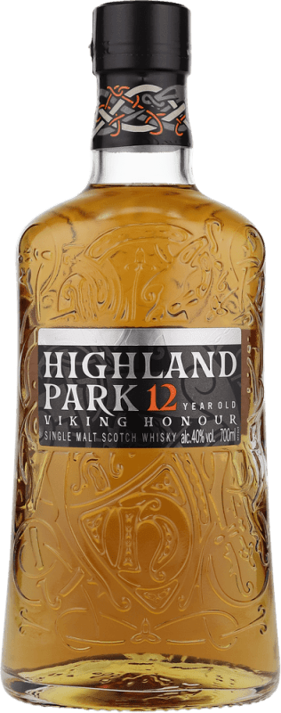 12 Years Old in GP inkl. Cask Straight Miniatur - Highland Park