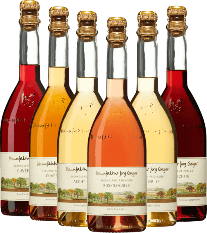 Espumante sem álcool com Jörg Geiger - Pacote de degustação 6x